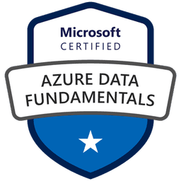 Logo Microsoft Certified: Azure Data Fundamentals