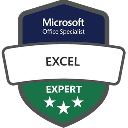 Logo Microsoft Office Specialist: Excel Expert (Microsoft 365 Apps)